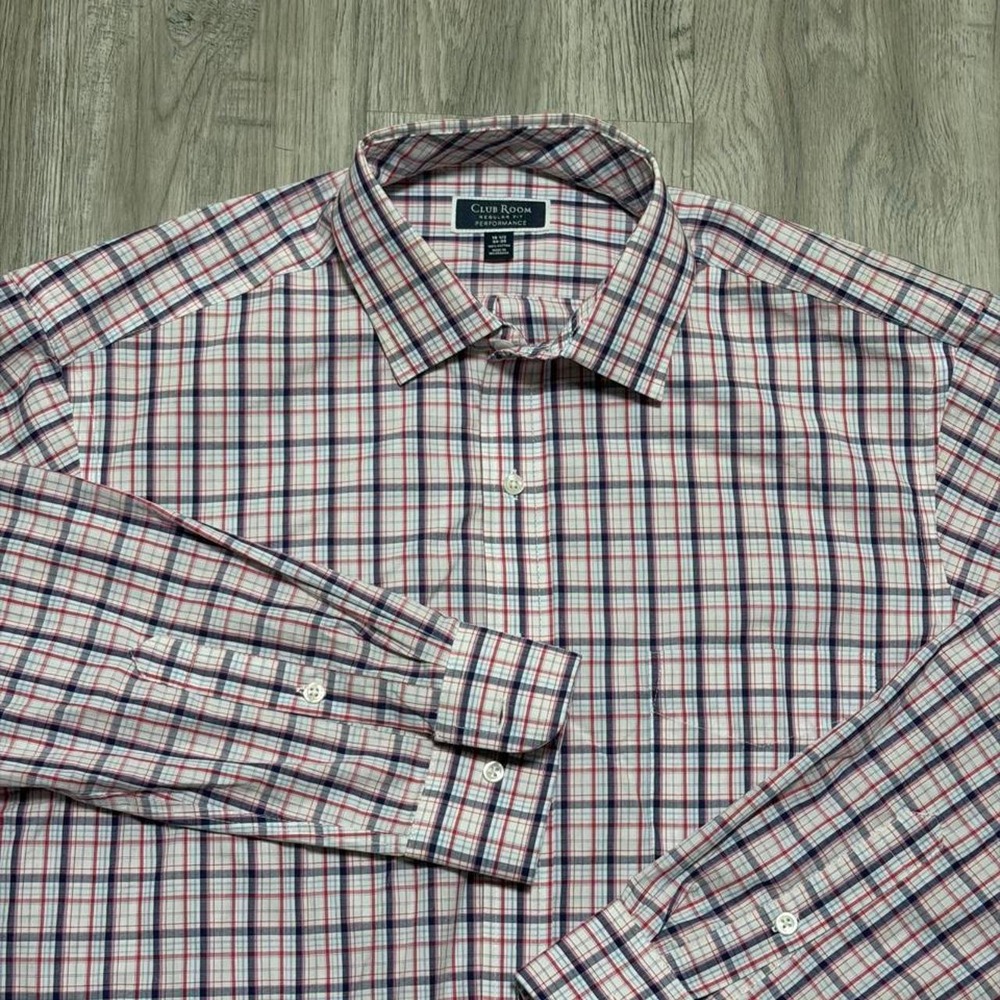 Club Room Button Down Shirt, Men, 16 1/2 34-35